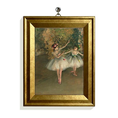 Coquette Room Decor Mini Canvas Print of Ballet Ballerina Small